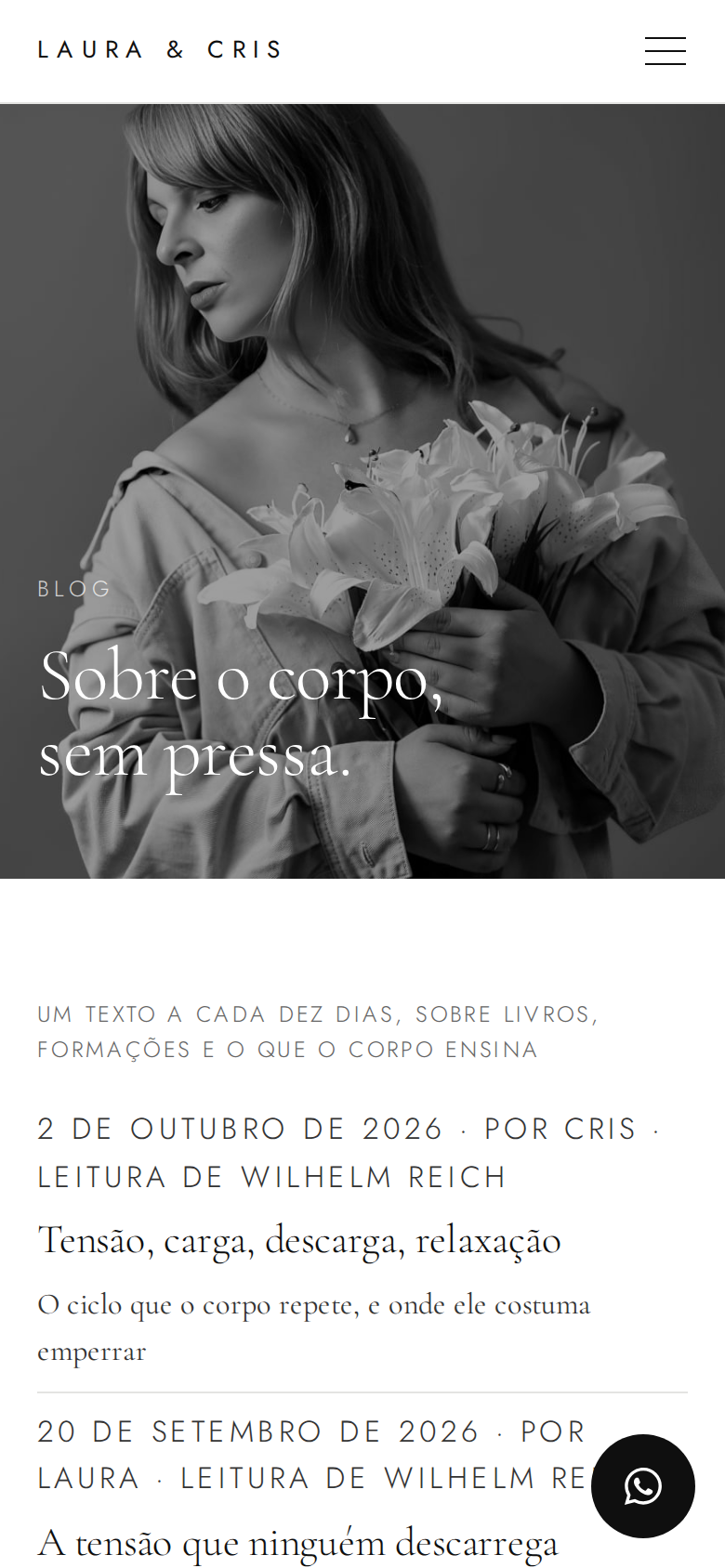Blog no celular